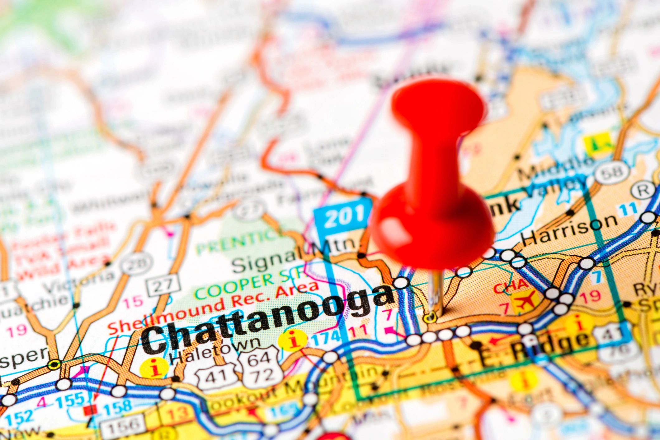 Chattanooga map